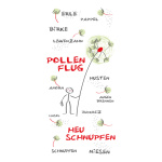  Motivdruck Pollen aus Stoff