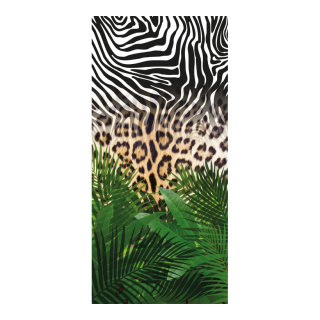 Motif imprimé "Jungle Animale" papier  Color: coloré Size: 180x90cm