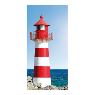 Motivdruck "Leuchtturm" aus Stoff   Info: SCHWER ENTFLAMMBAR