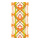 Motif imprimé"Wild Spirit" tissu  Color: orange Size: 180x90cm