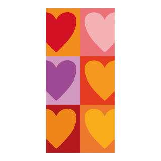 Motivdruck "Love" aus Stoff   Info: SCHWER ENTFLAMMBAR