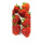 Motivdruck "Erdbeeren", Papier, Größe: 180x90cm Farbe: rot/weiß   #