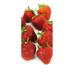 Motivdruck "Erdbeeren" aus Stoff   Info: SCHWER...
