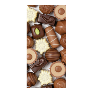 Motivdruck "Schokolade", Papier, Größe: 180x90cm Farbe: braun/weiß   #
