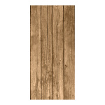 Motivdruck »Holzwand dunkel« Stoff Größe:190x90cm Farbe:  #