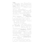 Banner "Typo-Town" paper - Material:  - Color:...