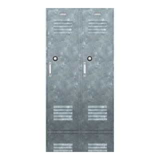 Banner "Locker" paper - Material:  - Color: grey - Size: 180x90cm