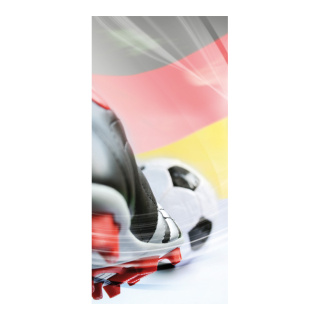 Banner "Football match" fabric - Material:  - Color: multicoloured - Size: 180x90cm