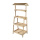 Wooden shelf with 4 layers, with roof     Size: 165x72x52cm    Color: natural-coloured