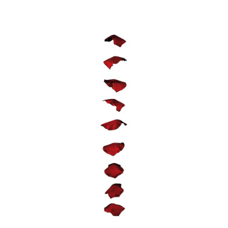 Guirlande de pétales de roses lot de 3, 10 fois     Taille: 200cm    Color: rouge