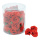 Têtes de roses 48pcs./blister, soie artificielle     Taille: Ø 4cm    Color: rouge
