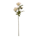 Branche de roses 3 fois     Taille: 80 cm    Color: blanc