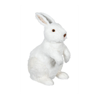 Hase stehend     Groesse: 31cm - Farbe: weiss