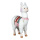 Lama standing - Material:  - Color: white - Size: 65cm