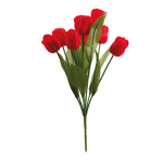 Bouquet de tulipes 9 fois     Taille: 48cm    Color: rouge