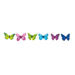 Schmetterlinge, 6-fach, Größe: 20cm, Farbe: bunt