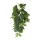 Vrille de feuilles de philo avec feilles de bambou     Taille: 110cm    Color: vert