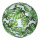 Lanterne split philo, en papier     Taille: Ø30cm    Color: blanc/vert