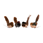 Birds 12-fold assorted - Material: 4 different colours -...