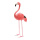 Flamingo      Groesse: 53cm - Farbe: pink