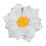 Paper flower with hanger Ø30cm Color: white
