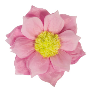 Fleur en papier avec suspension     Taille: Ø60cm    Color: rose