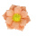 Fleur en papier avec suspension  Color: pêche Size: Ø60cm