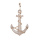 Anchor with hanger one-sided - Material: wood with rope - Color: natural-coloured - Size: 60x40cm