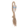 Fender made of wood, with rope     Size: 70cm    Color: natural-coloured