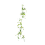 Weeping fig garland with leaves and 6 flower heads -...