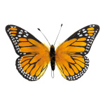 Papillon plumes  Color: jaune Size: 18x30 cm
