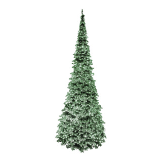 Giant tree Deluxe  "SLIM-Exclusive" 4960 tips - Material: 2 elements vinyl foil 1.800 LEDs - Color: green/warm white - Size: Ø 190cm X 460cm