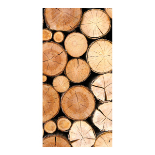 Banner "Tree trunk" fabric - Material:  - Color: brown - Size: 180x90cm