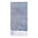 Motif imprimé "Let it snow" tissu...