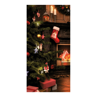 Banner "Christmas" paper - Material:  - Color: multicoloured - Size: 180x90cm