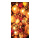 Banner "Christmas baubles" paper - Material:  - Color: gold - Size: 180x90cm