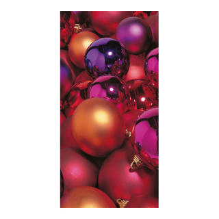 Banner "Shiny bauble" paper - Material:  - Color: pink - Size: 180x90cm