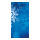 Motivdruck "Eiskristall", Papier, Größe: 180x90cm Farbe: blau/weiß   #