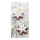 Motif imprimé "Étoiles pain dépice" tissu  Color: blanc/brun Size: 180x90cm