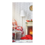 Banner "Chimney and chair" paper - Material:  -...