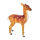 Standing fawn  - Material: assemblable made of hard foam material  - Color: brown/white - Size:  X 90cm