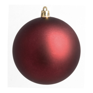 Christmas bauble burgundy matt 6 pcs./blister - Material:  - Color:  - Size: Ø 8cm