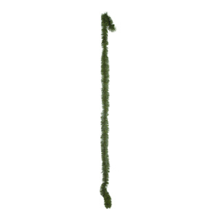 Guirlande tinsel en pvc  Color: vert Size: 270cm X Ø 9cm