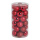 30 Boules de Noël rouge en plastique sous blister 12x brillant 12x mat Color: rouge Size: Ø 6cm
