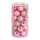 30 Boules de Noël rose en plastique sous blister 12x brillant 12x mat Color: rose Size: Ø 6cm