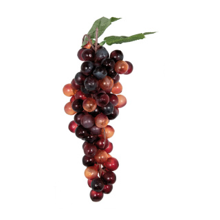 Weintrauben mit Hänger, 90-fach, aus Kunststoff     Groesse:25cm    Farbe:Rot/Grün