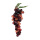 Weintrauben mit Hänger, 90-fach, aus Kunststoff     Groesse: 25cm    Farbe: rot/grün