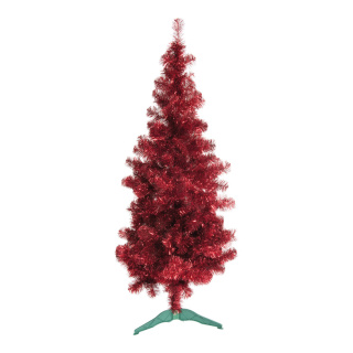 Tinsel tree »Deluxe« with 684 tips - Material: with metal stand - Color: red - Size: 210cm