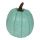 Pumpkin out of polyresin - Material:  - Color: turquoise - Size: Ø 22cm