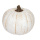 Pumpkin out of polyresin - Material:  - Color: white - Size: Ø 21cm